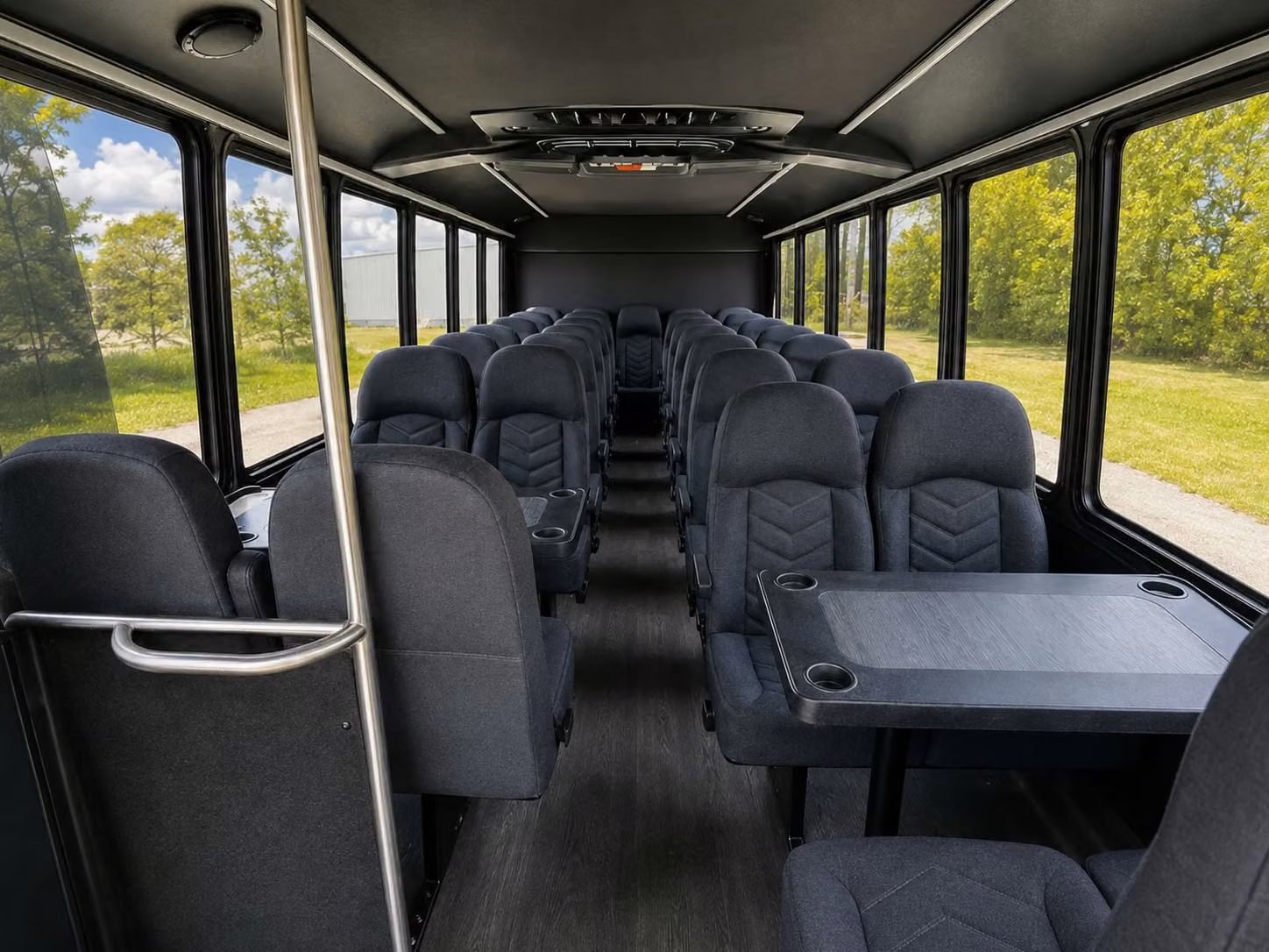 18 passenger minibus inside