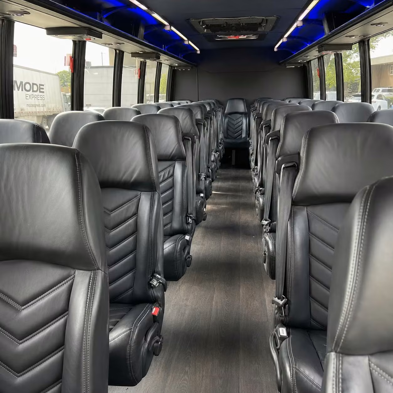 25 passenger minibus inside
