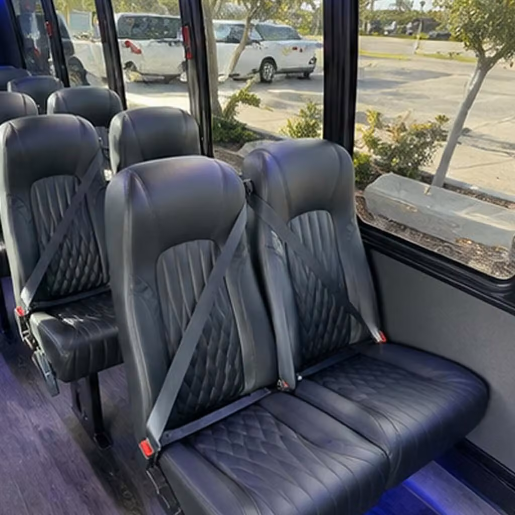 25 passenger minibus interior