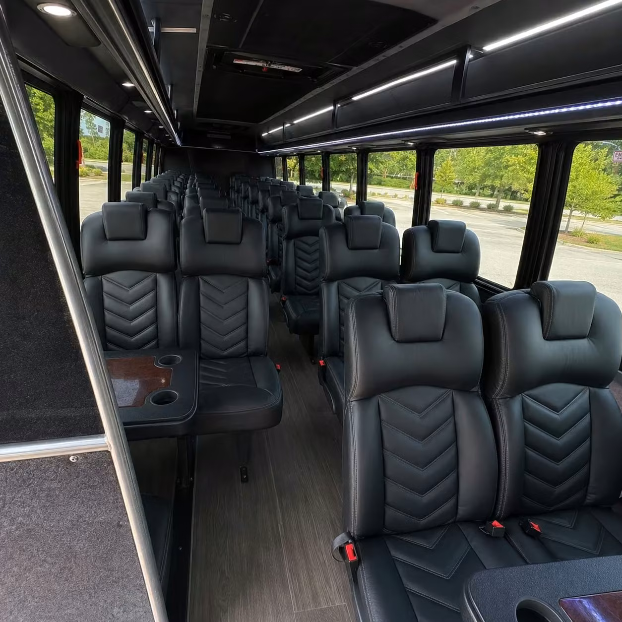35 passenger minibus inside