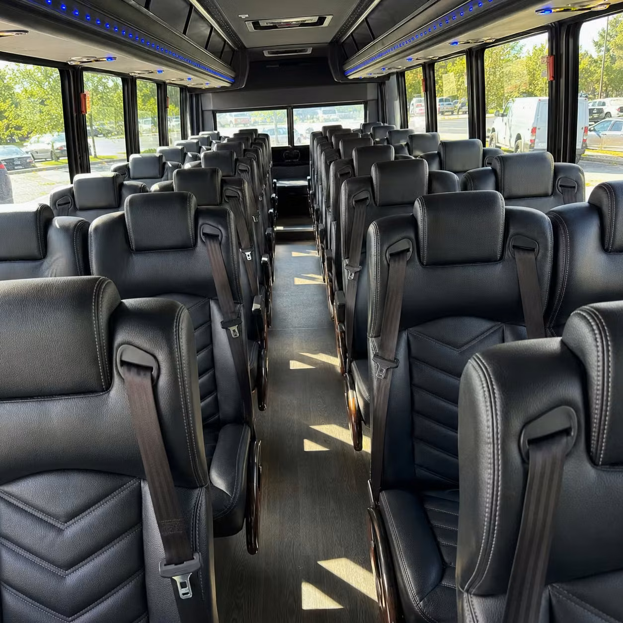35 passenger minibus interior