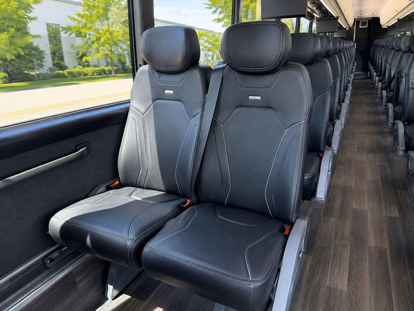 memphis charter bus interior