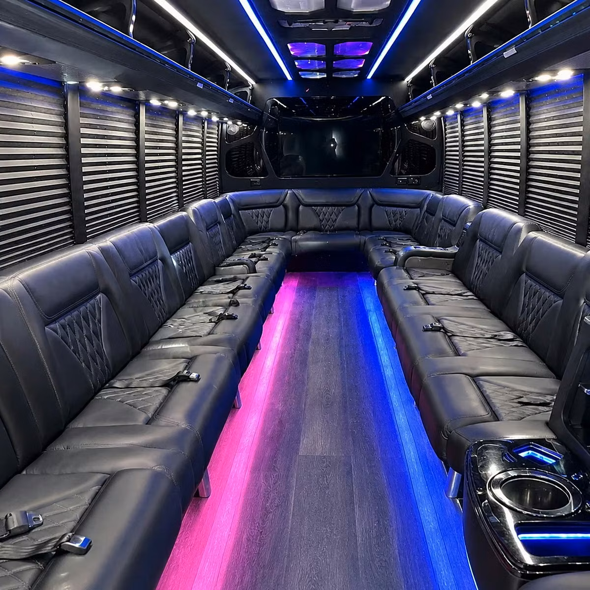 party bus interior